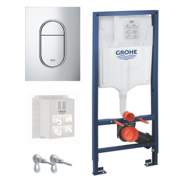 Rapid SL комплект 3-в-1 для унітазу (кнопка Arena Cosmopolitan S) (39504000)