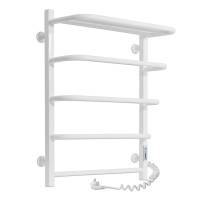 Електрична рушникосушарка Laris Зебра Стандарт ЧФ5 500 х 660 Е з полицею (підкл. справа) R3