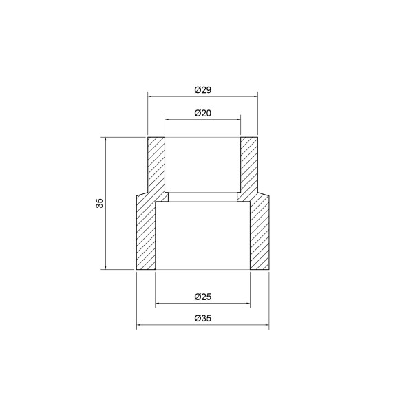 Муфта PPR Alfa Plast 25х20