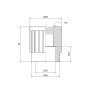 Муфта PPR Alfa Plast 25х1/2" ВР