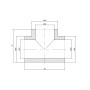 Трійник PPR Alfa Plast 40