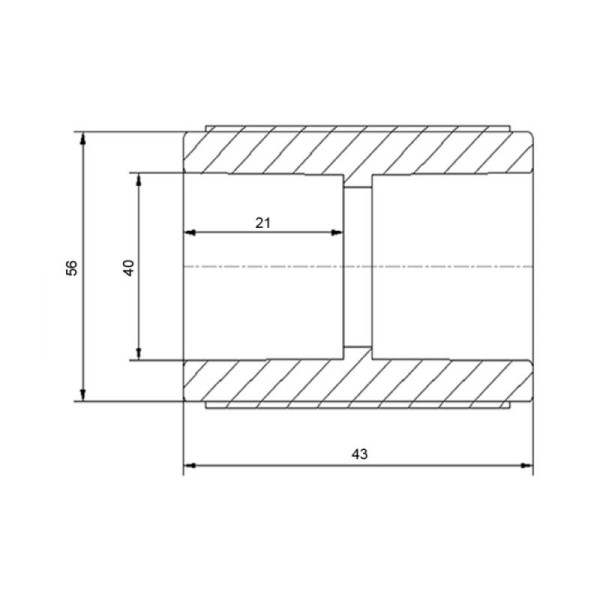 Муфта PPR Blue Ocean "Білий" 40