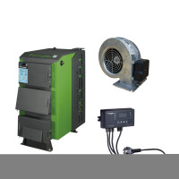 Thermo Alliance Ferrum Plus V 3.0 Котел твердотопливный стальной FSF+ 20 + Вентилятор котла до 40 кВт, "M Plus M" + "ТА25nzPID" Контроллер для котла
